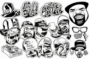 Icecube melting in sun tattoo idea