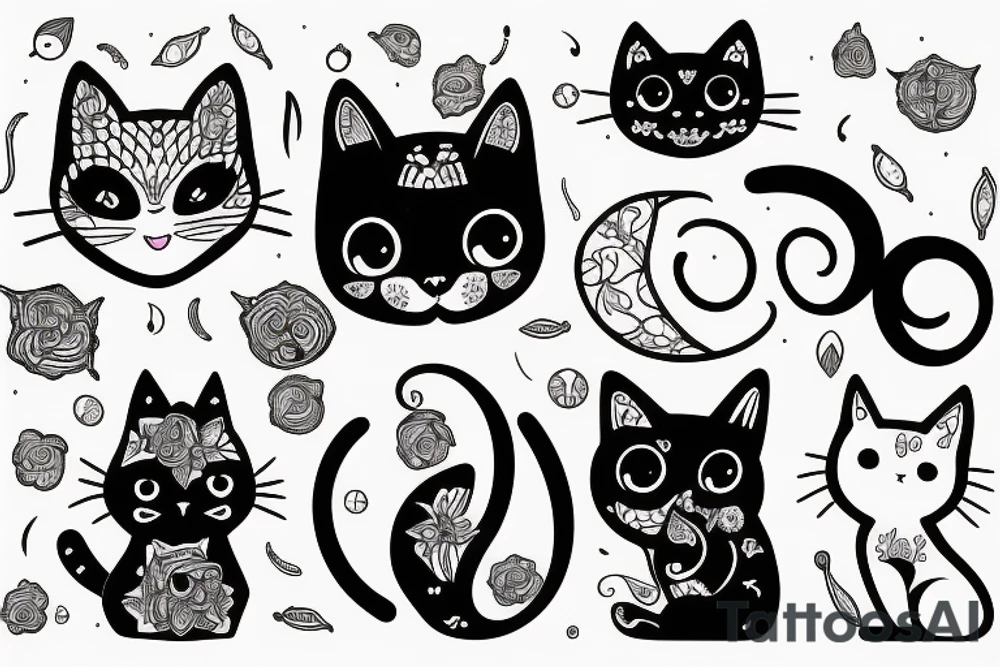 A cat 
With 3 eyes tattoo idea