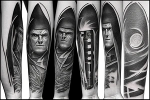 Lightsaber tattoo idea