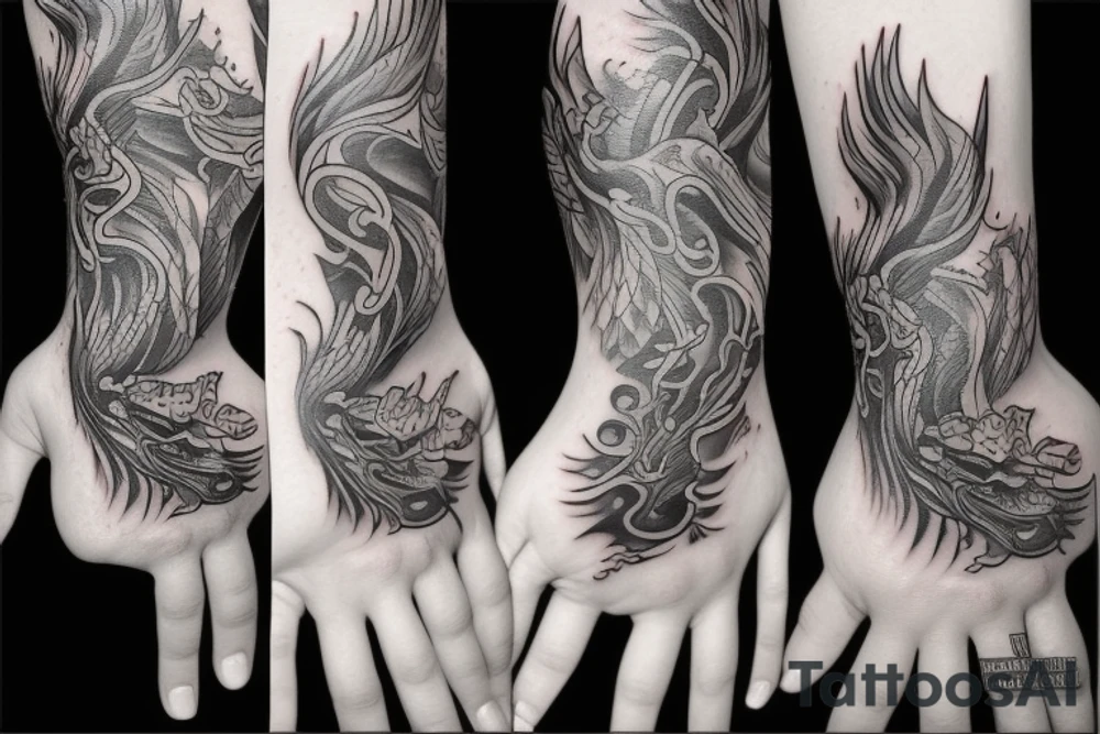 Phoenix tattoo idea