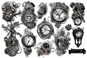 Steampunk Shoulder tattoo idea