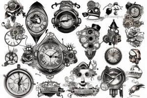 Steampunk Shoulder tattoo idea