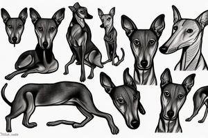greyhound tattoo idea