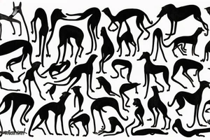 greyhound tattoo idea