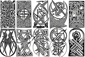 Ægishjálmur sigil tattoo idea