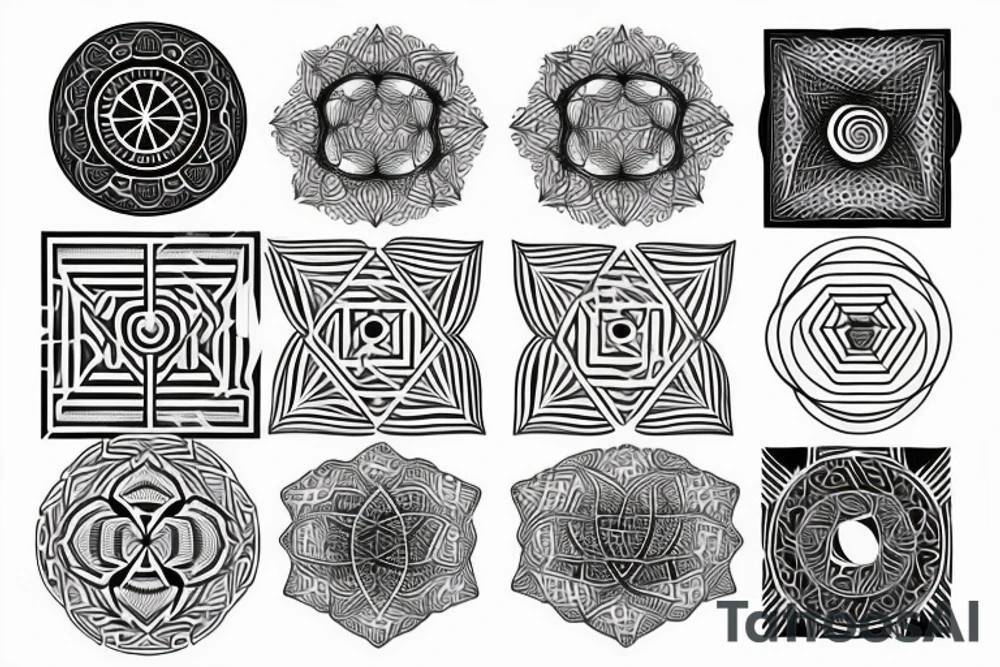 sacred geometry tattoo idea