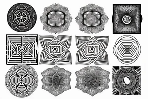 sacred geometry tattoo idea