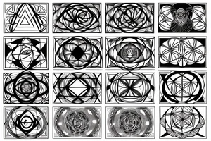 sacred geometry tattoo idea