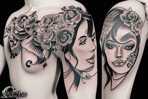 Chicano girl tattoo idea