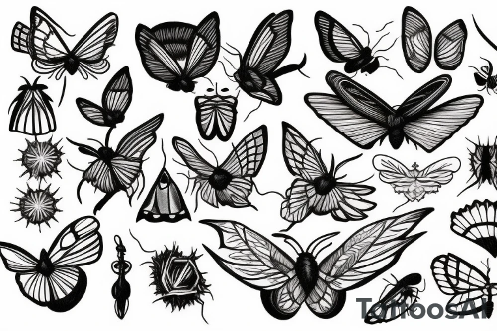 1999 with a moth underneath tattoo idea