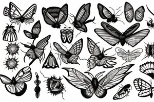 1999 with a moth underneath tattoo idea