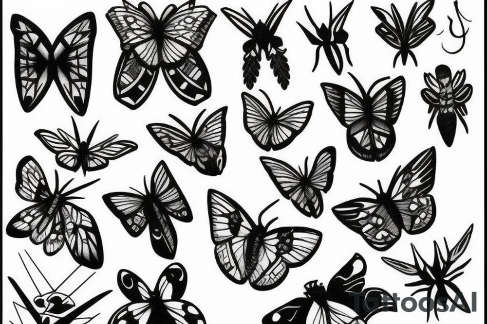 1999 with a moth underneath tattoo idea