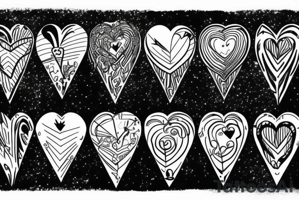 broken heart with an arrow tattoo idea