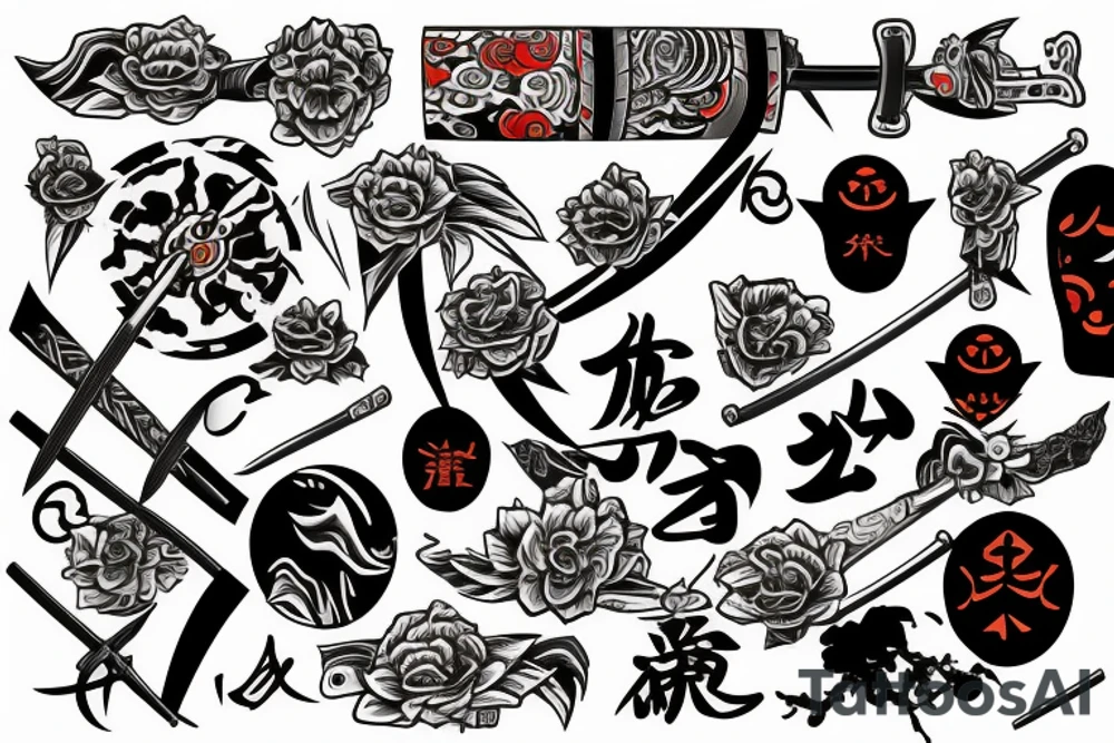 Samurai tattoo idea