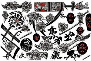 Samurai tattoo idea