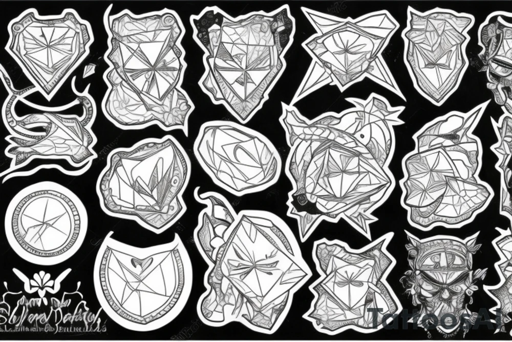 Diamond tattoo idea