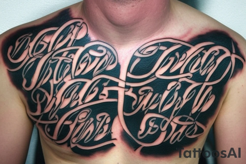 Calligraphy tattoo with the quote “Is God willing to prevent evil, but not able? Then he is not omnipotent. 
Is he able, but not willing? Then he is malevolent. 
Is he both able and willing? Then whence cometh evil? 
Is he neither able nor willing? Then why call him God?” tattoo idea