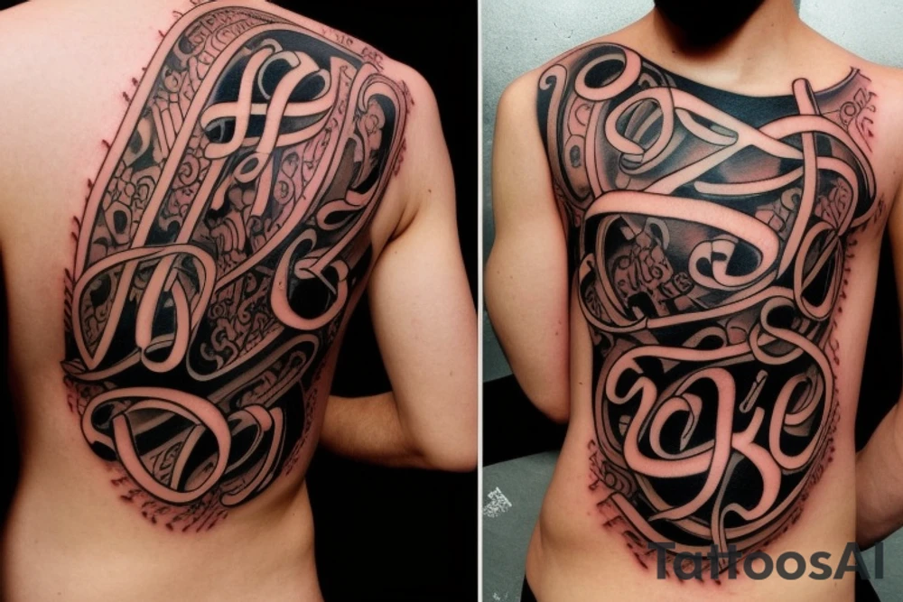 Calligraphy tattoo with the quote “Is God willing to prevent evil, but not able? Then he is not omnipotent. 
Is he able, but not willing? Then he is malevolent. 
Is he both able and willing? Then whence cometh evil? 
Is he neither able nor willing? Then why call him God?” tattoo idea