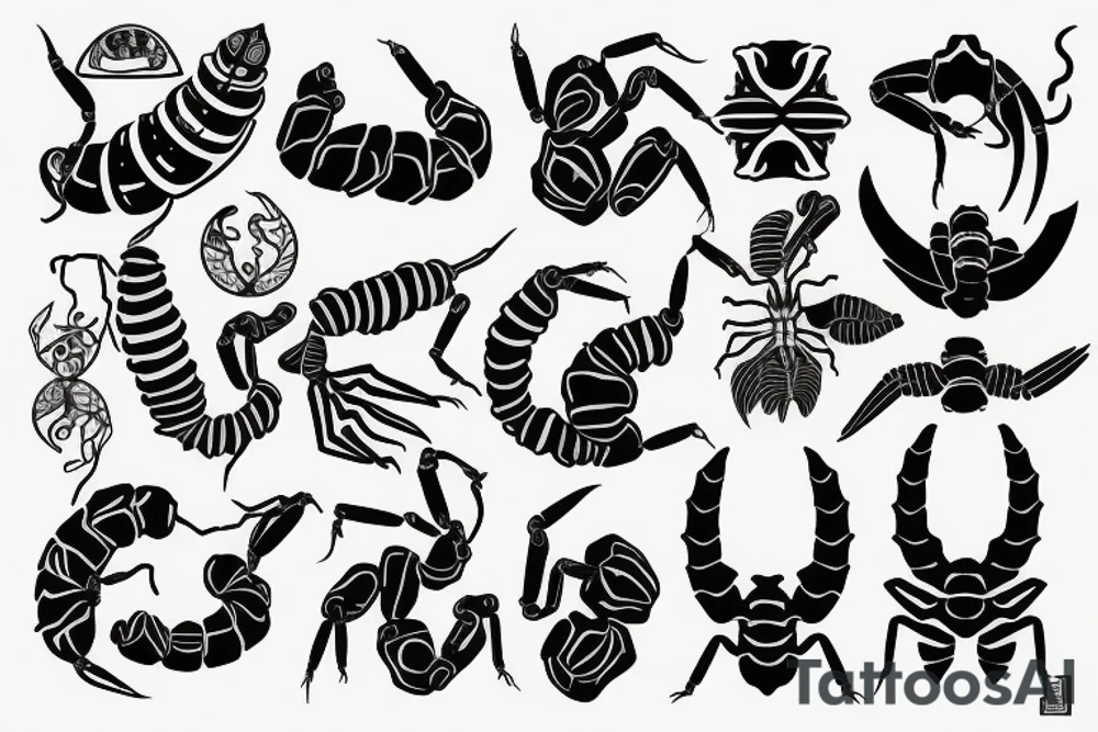Y with a scorpion tail tattoo idea