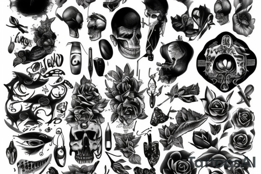 unpredictibility of life tattoo idea