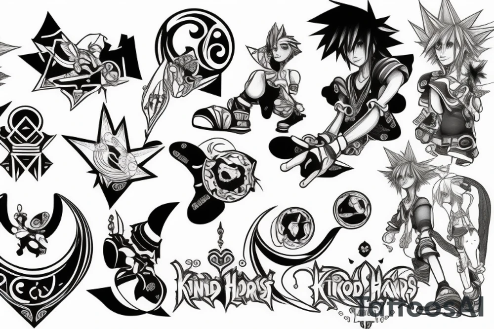 kingdom hearts moon tattoo idea