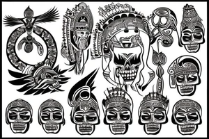 Religious inca tattoo tattoo idea