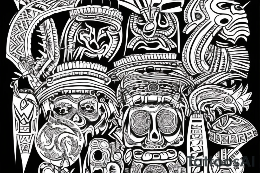 Religious inca tattoo tattoo idea