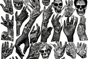 Hands christian tattoo idea