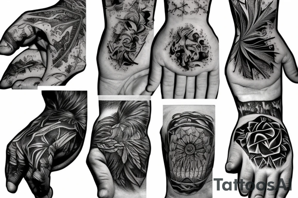 Hands christian tattoo idea