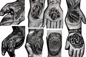 Hands christian tattoo idea