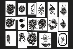 A black mile to the surface tattoo idea