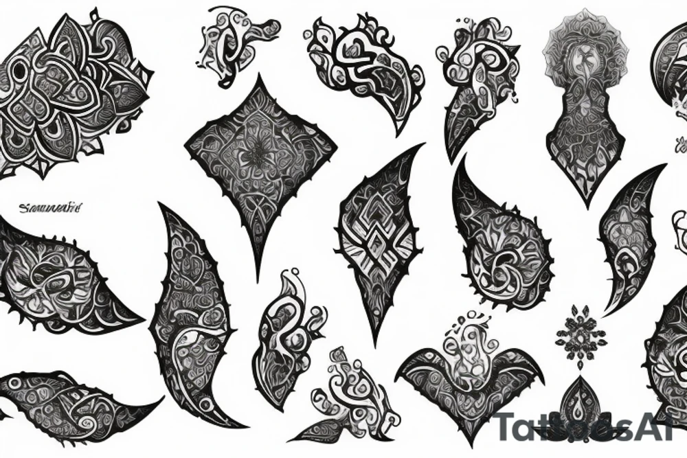 Shatakshi tattoo idea