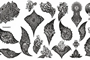 Shatakshi tattoo idea