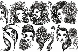 Divine feminine tattoo idea