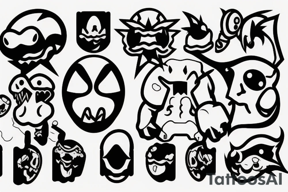 Video Games Pac Man tattoo idea