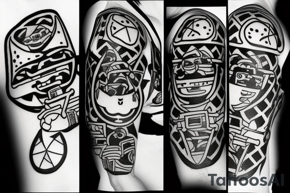 Video Games Pac Man tattoo idea