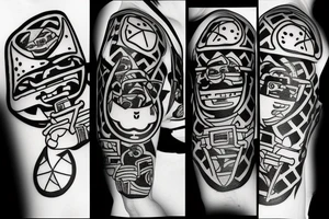 Video Games Pac Man tattoo idea