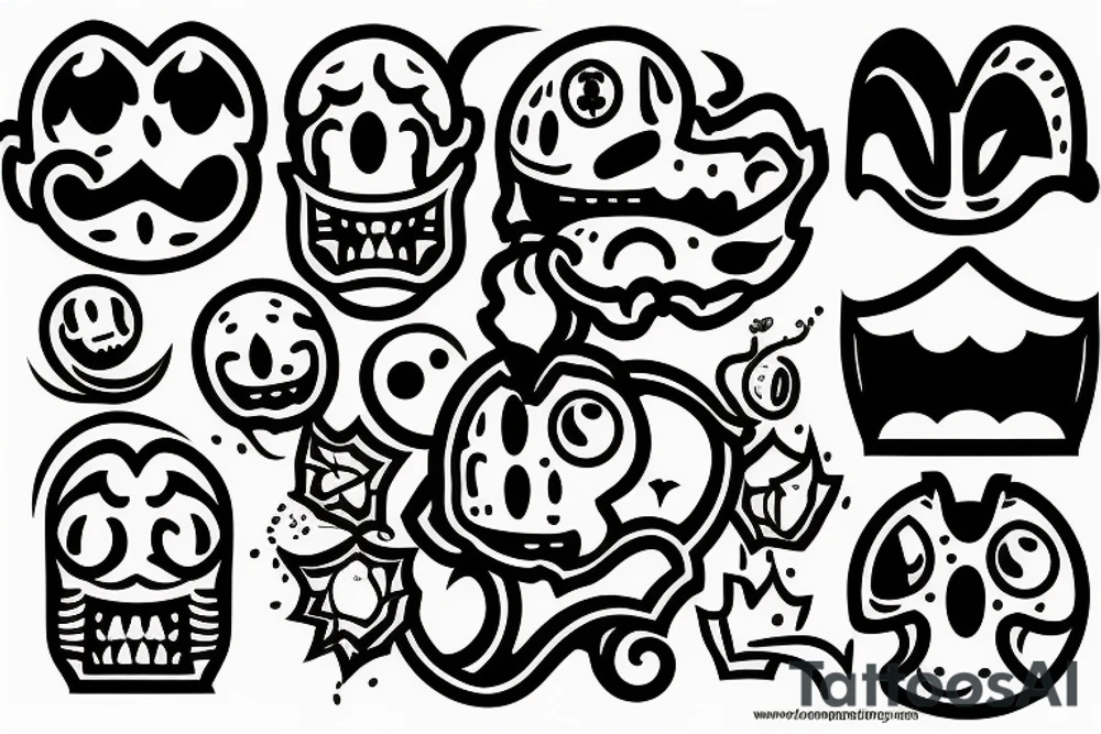 Pac Man tattoo idea
