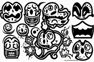Pac Man tattoo idea