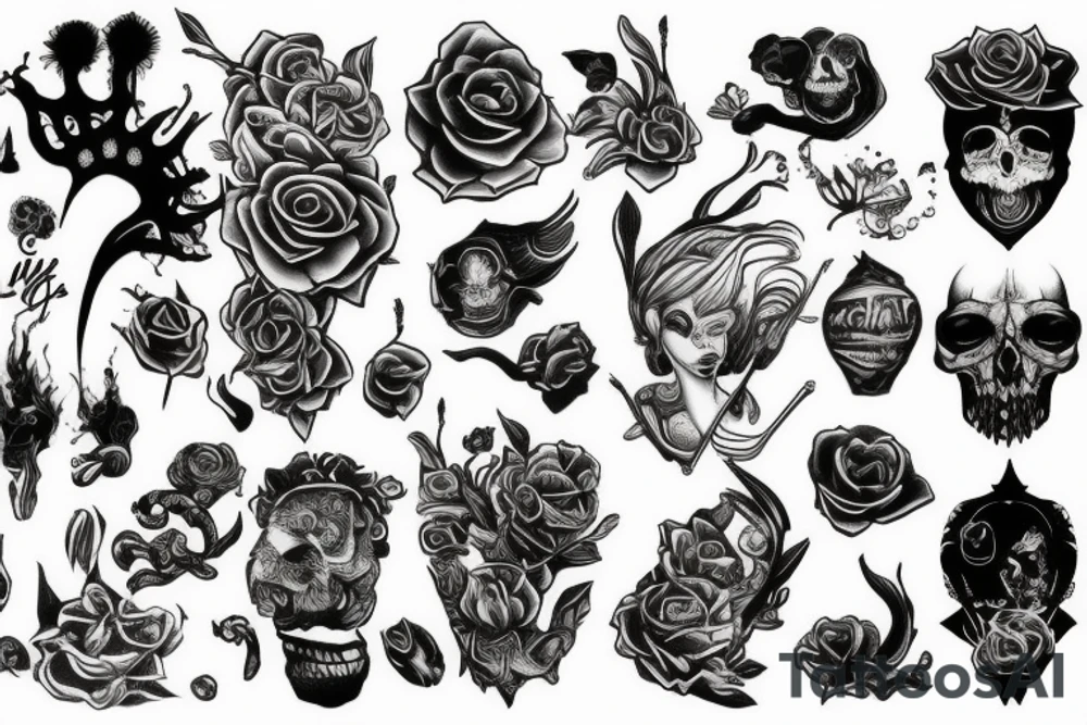 Filled with poison but blessed with beauty and rage tattoo idea
