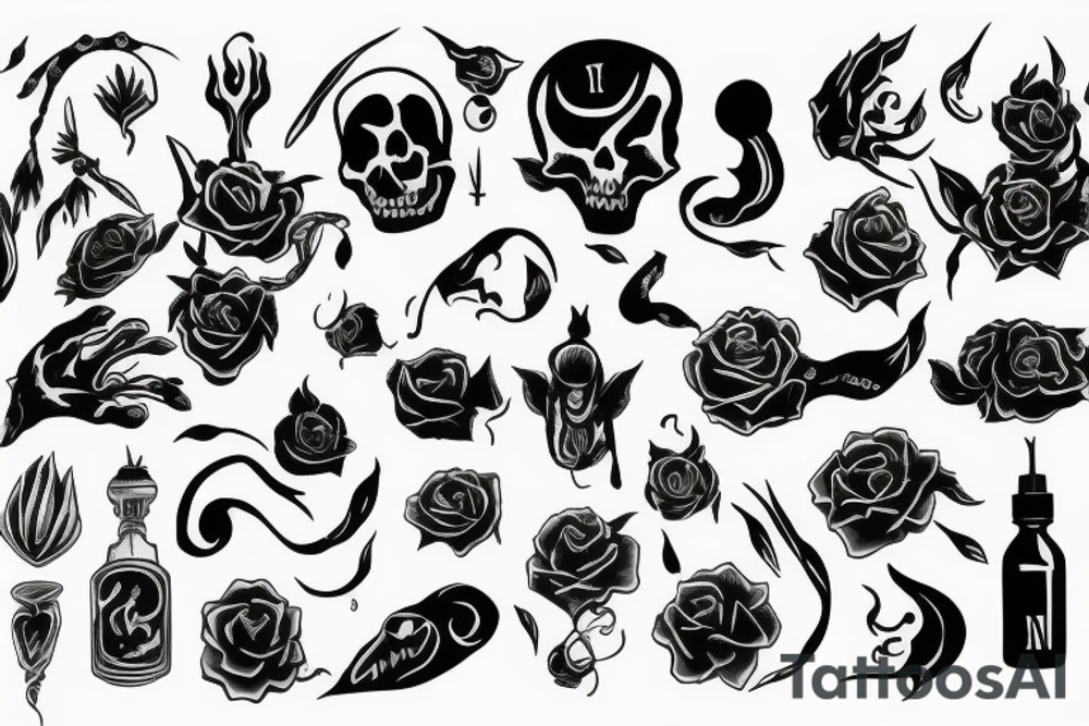 Filled with poison but blessed with beauty and rage tattoo idea