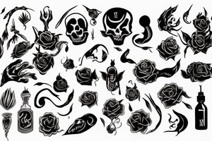Filled with poison but blessed with beauty and rage tattoo idea