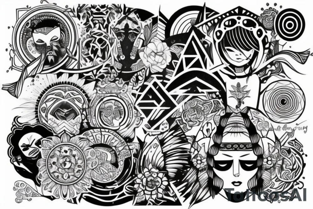 You finally find inner peace tattoo idea