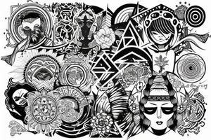 You finally find inner peace tattoo idea