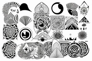 You finally find inner peace tattoo idea