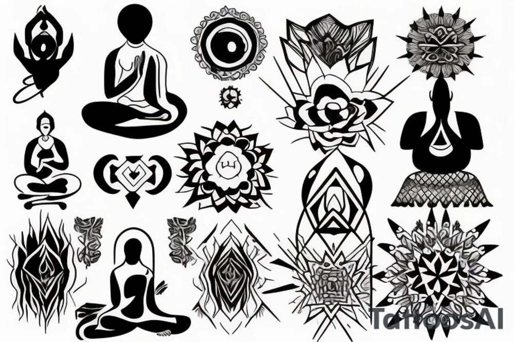 You finally find inner peace tattoo idea