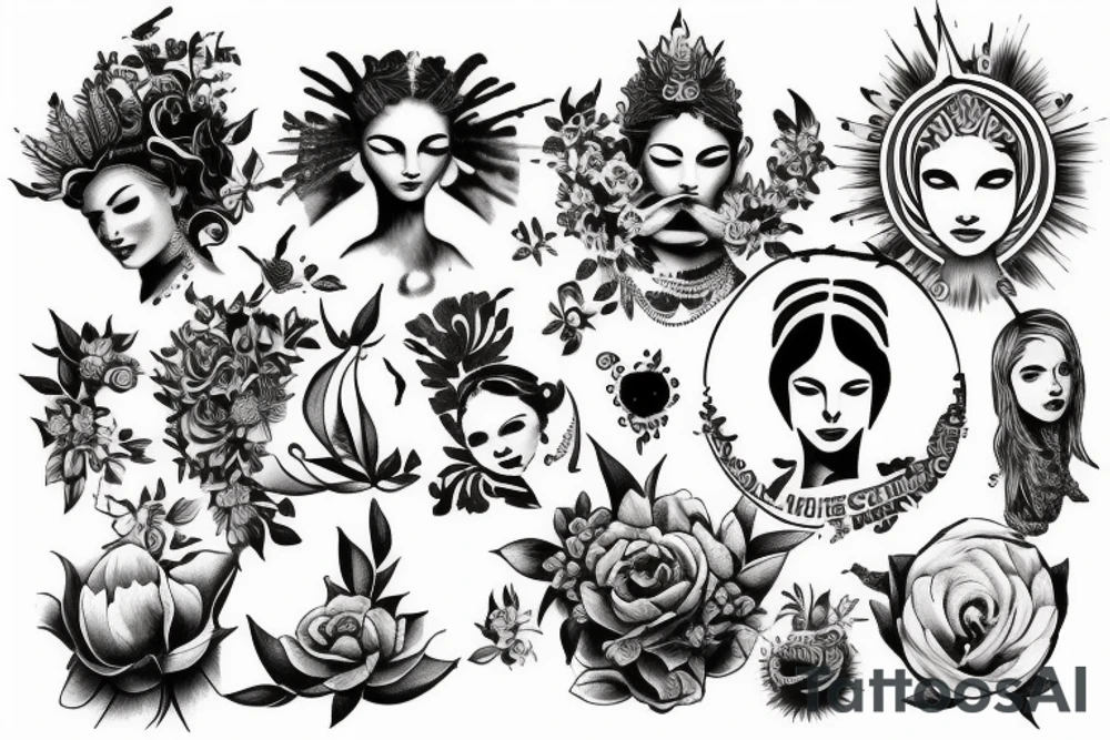 You finally find inner peace tattoo idea