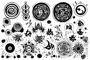 Chakra with Japanese tattoo idea