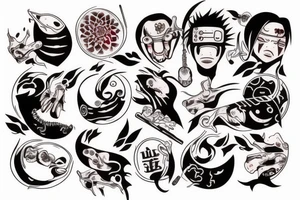 obito uschiha tattoo idea