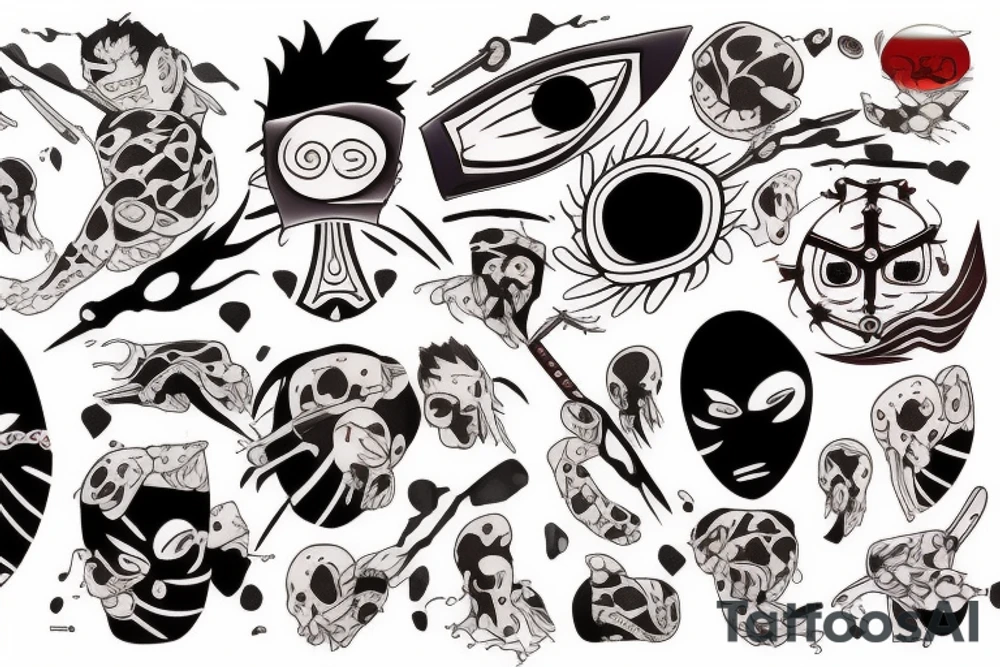 obito uschiha tattoo idea